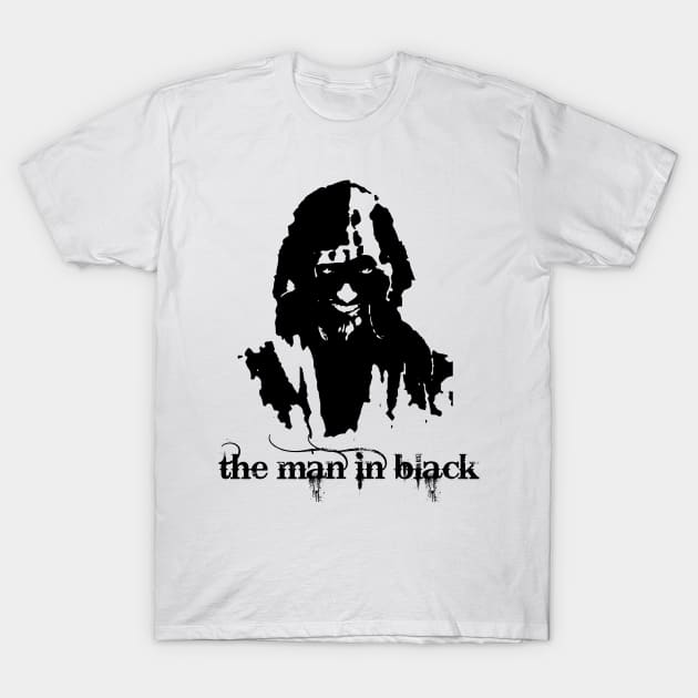 the man in black T-Shirt by horrorshirt